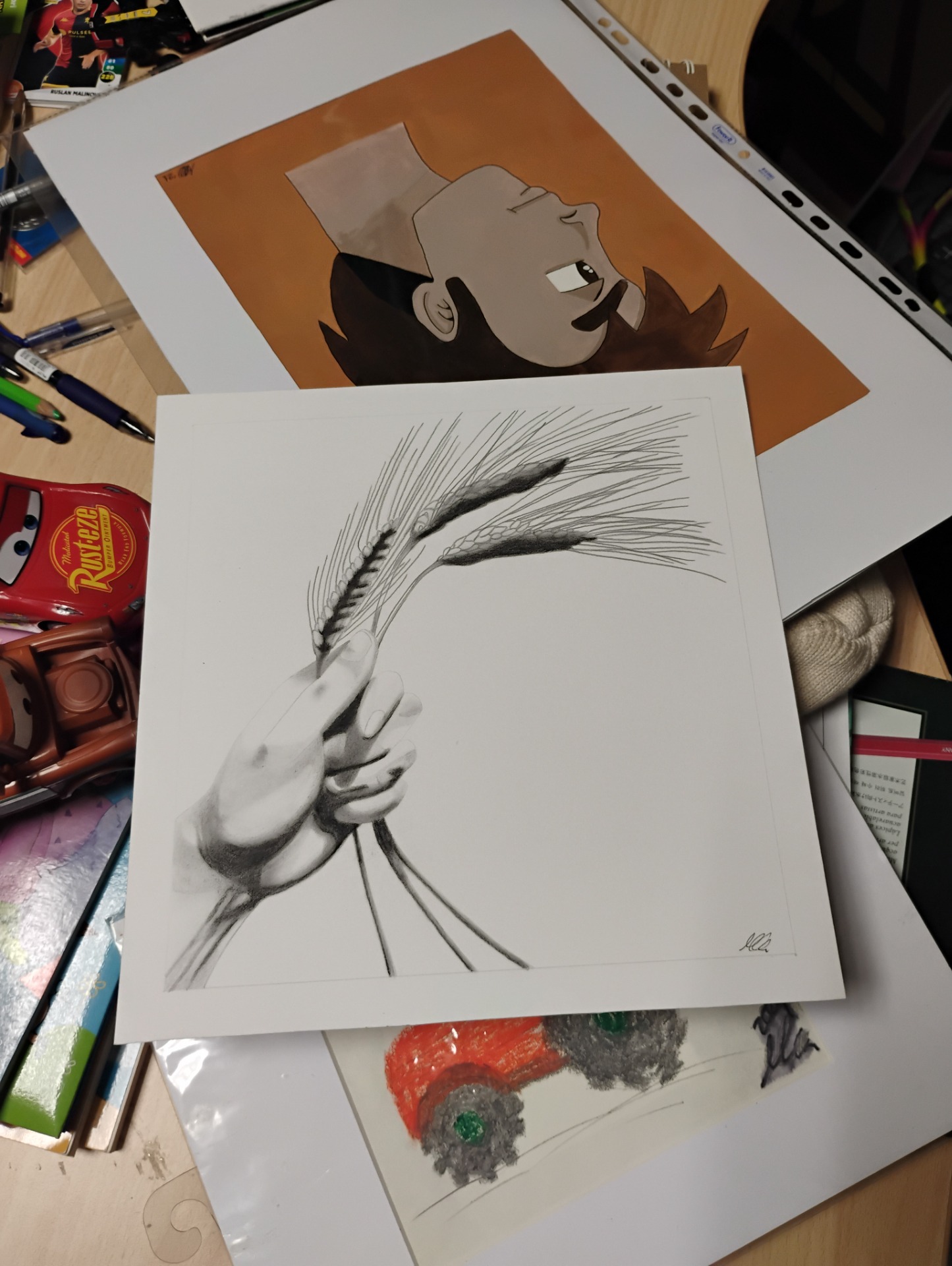 Ritratto a matita chiaroscuro✏️ 250€